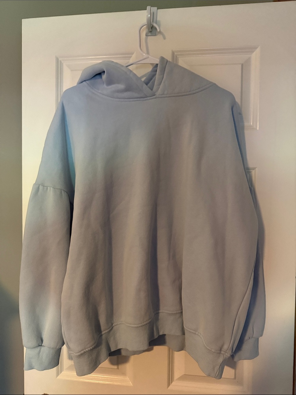Women's Light Blue Hooded Sweatshirt